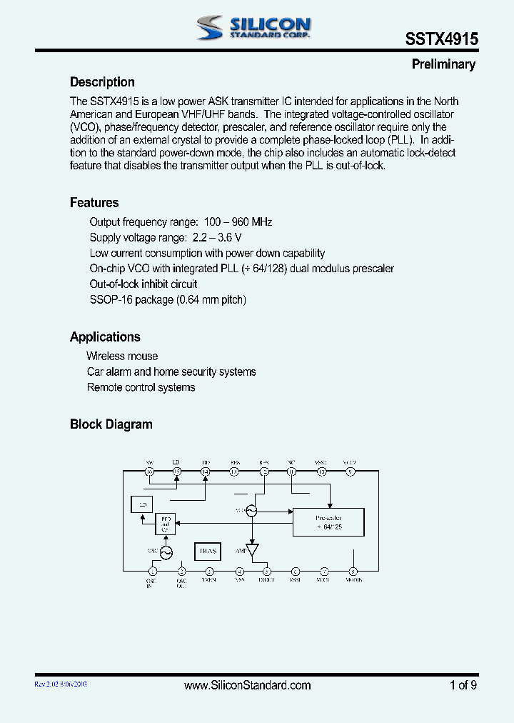 SSTX4915_1317132.PDF Datasheet