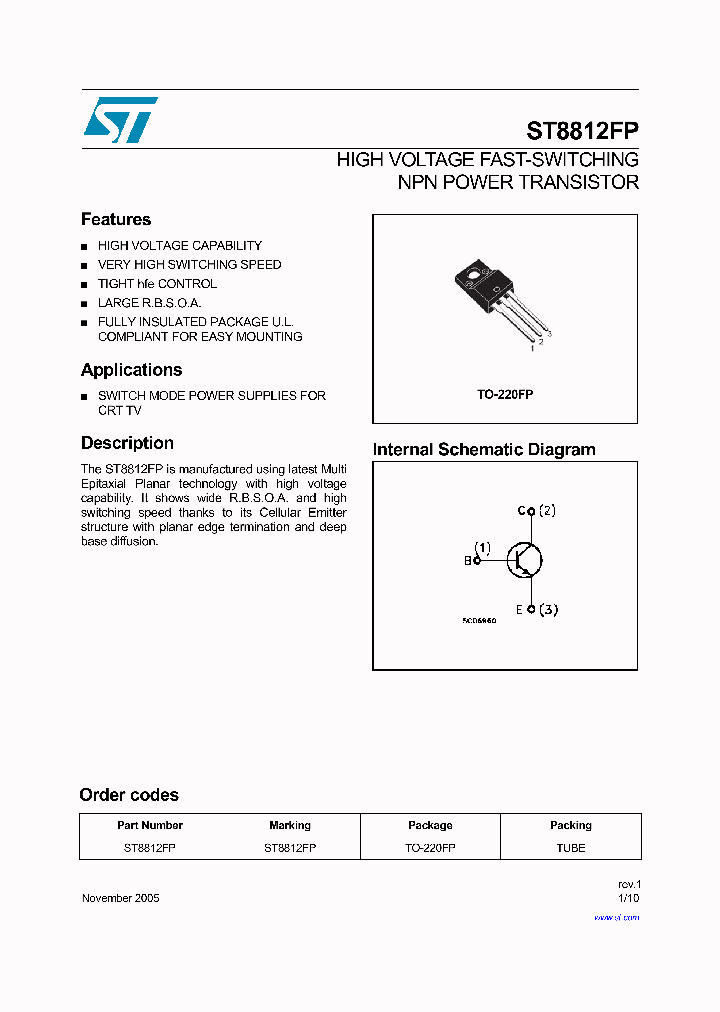 ST8812FP_1107334.PDF Datasheet