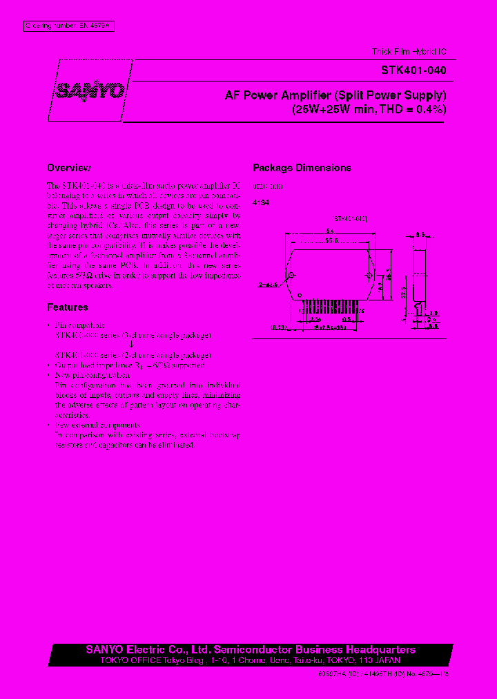 STK400-110_1318444.PDF Datasheet Download --- IC-ON-LINE