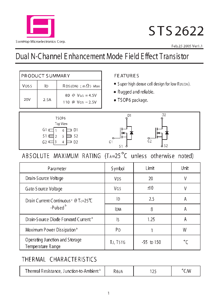STS2622_1088223.PDF Datasheet