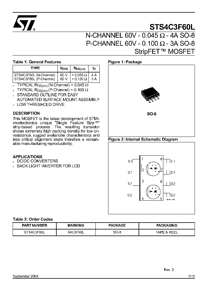 STS4C3F60L_1319374.PDF Datasheet