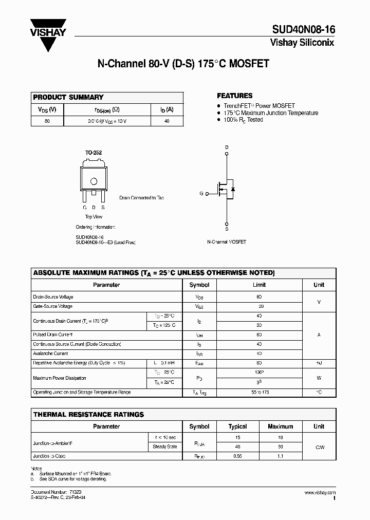 SUD40N08-16-E3_1319746.PDF Datasheet