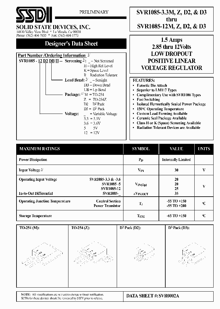 SVR1085-33Z_1320013.PDF Datasheet