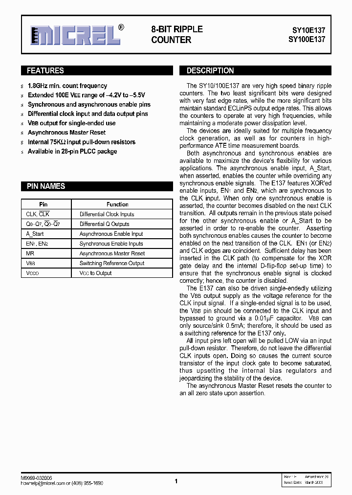 SY10E13706_1320305.PDF Datasheet