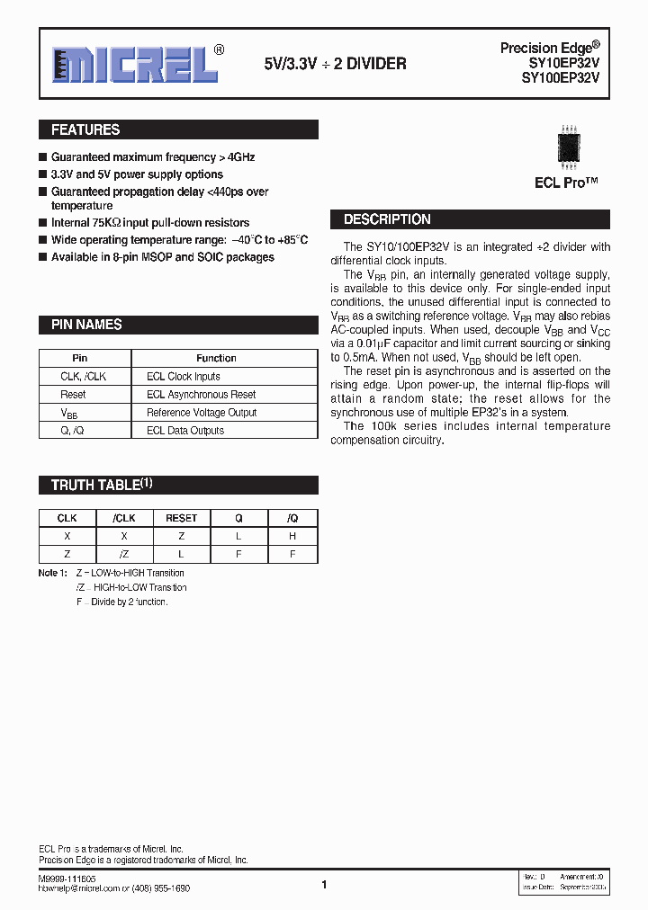 SY10EP32VZITR_1320429.PDF Datasheet