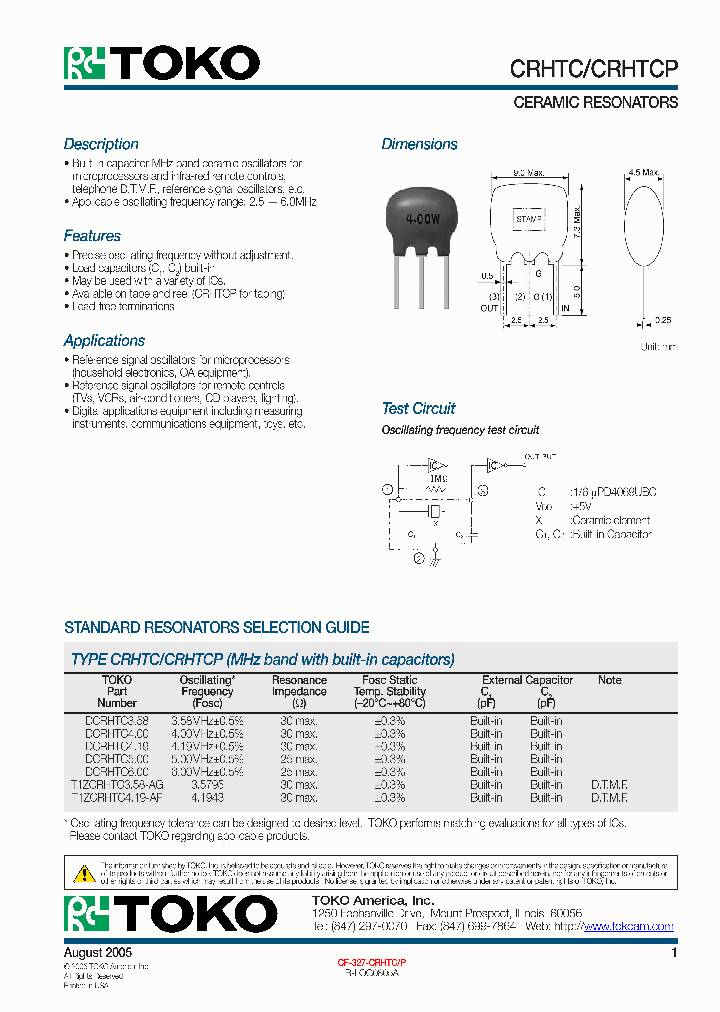 T1ZCRHTC419-AF_1320862.PDF Datasheet