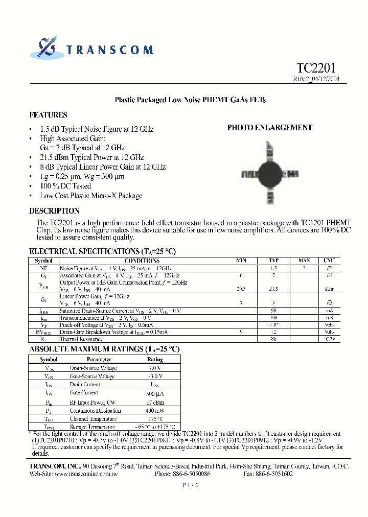 TC2201_1322022.PDF Datasheet