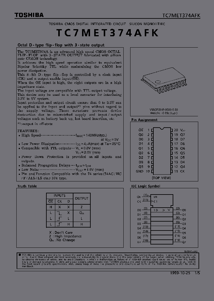 TC7MET374AFK_1128932.PDF Datasheet