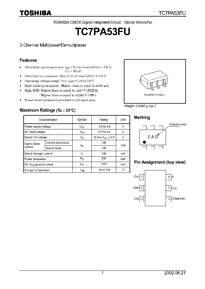 TC7PA53FU_1322746.PDF Datasheet