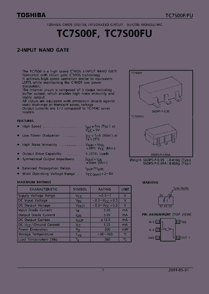 TC7S00F_833049.PDF Datasheet