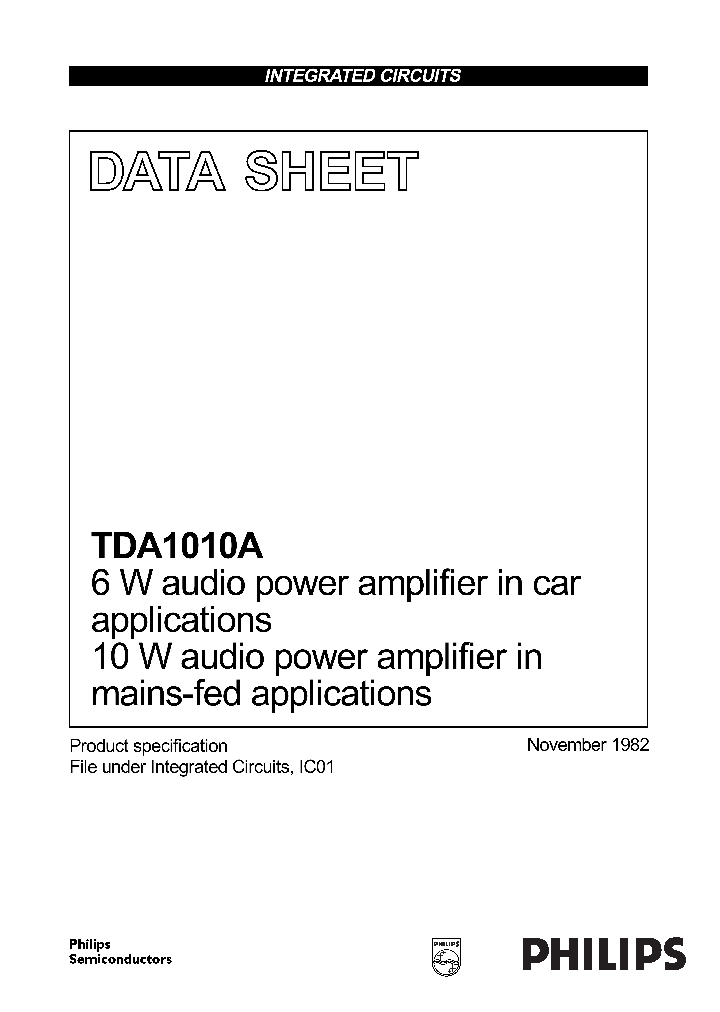 TDA1010_1062549.PDF Datasheet