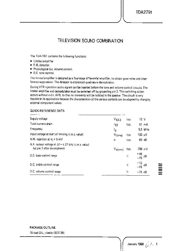 TDA2791_1023662.PDF Datasheet