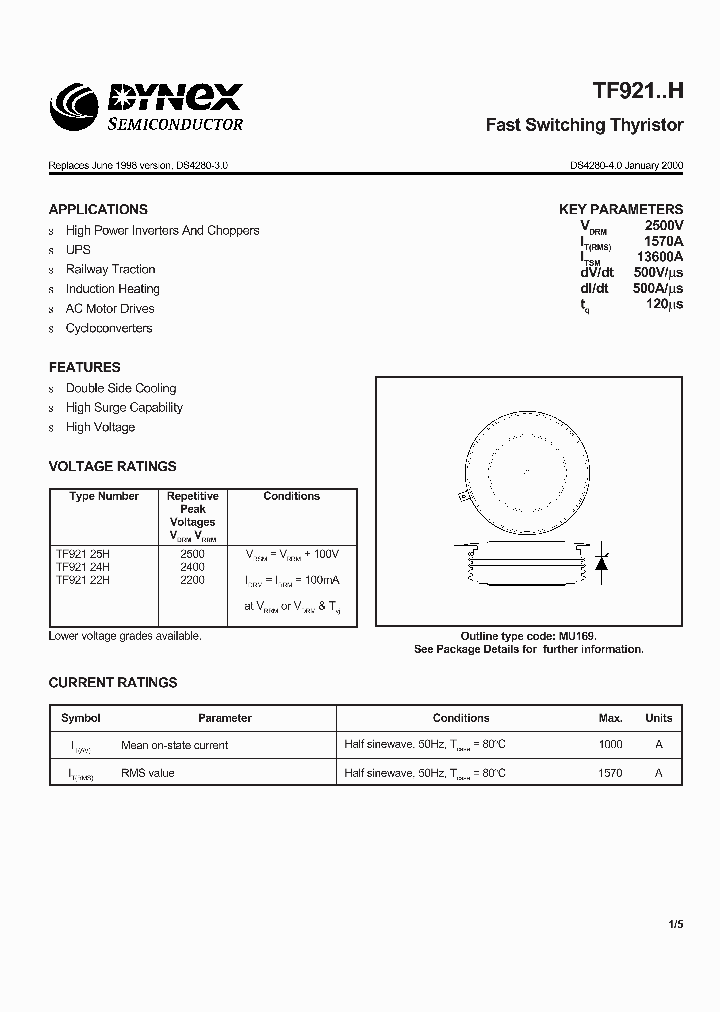 TF92125H_1324292.PDF Datasheet Download --- IC-ON-LINE