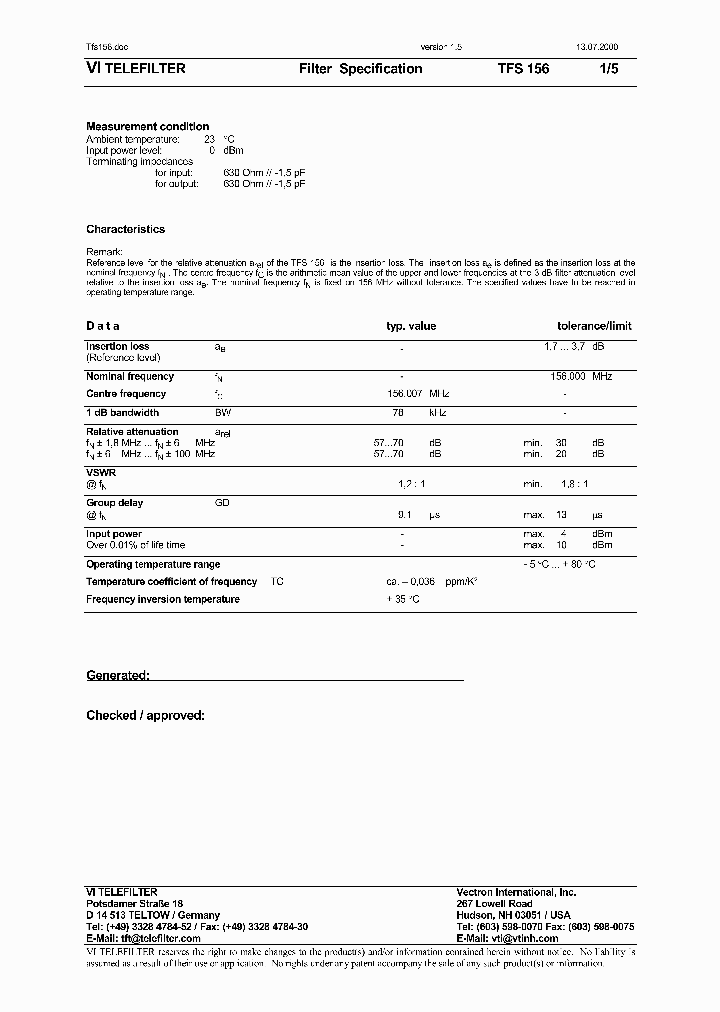 TFS156_1324429.PDF Datasheet