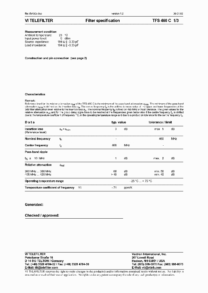 TFS460C_1324641.PDF Datasheet