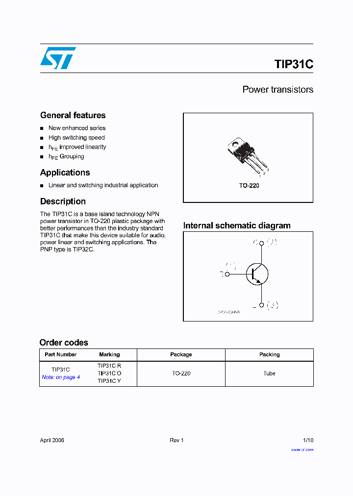 TIP31C06_1325303.PDF Datasheet