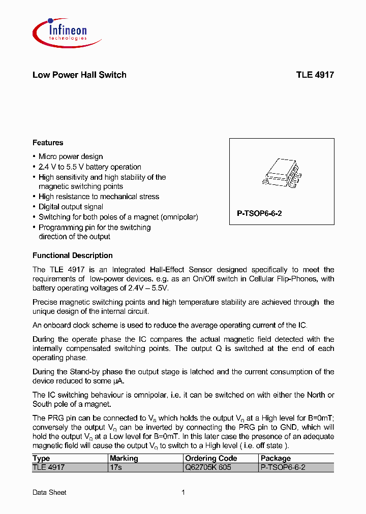 TLE4917_1326136.PDF Datasheet