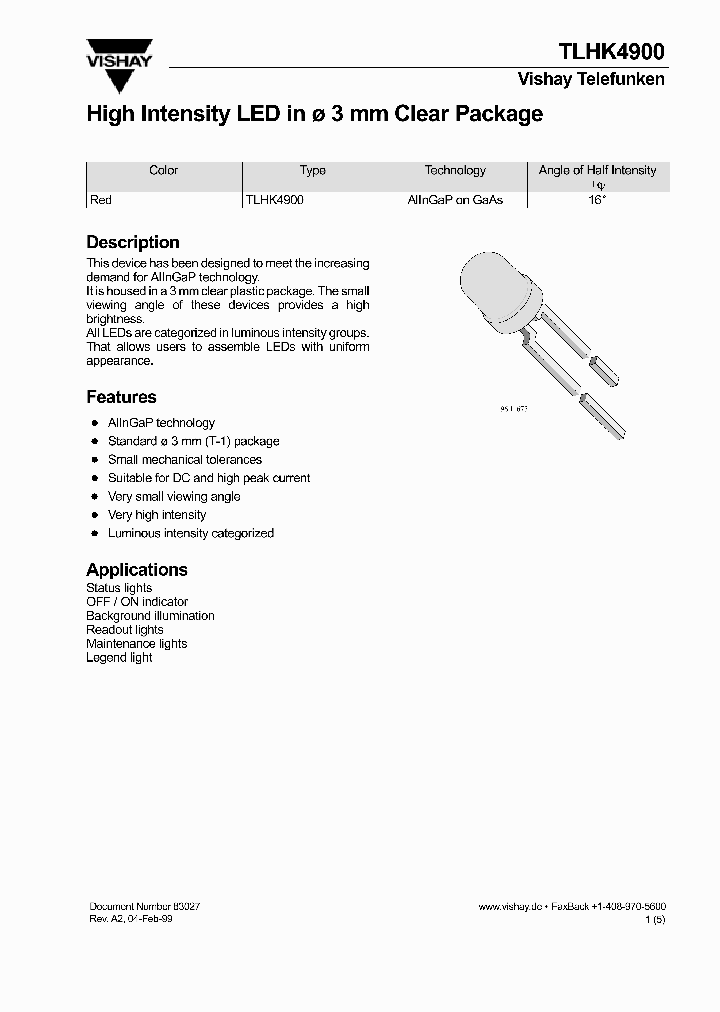 TLHK4900_1326227.PDF Datasheet