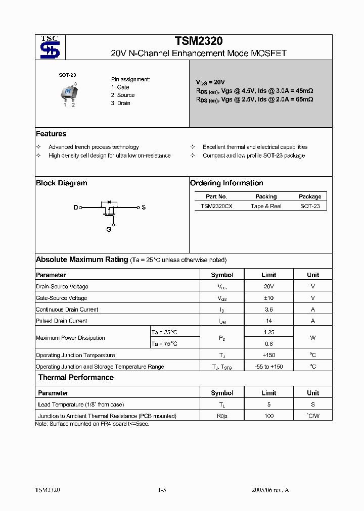 TSM2320CX_1329510.PDF Datasheet