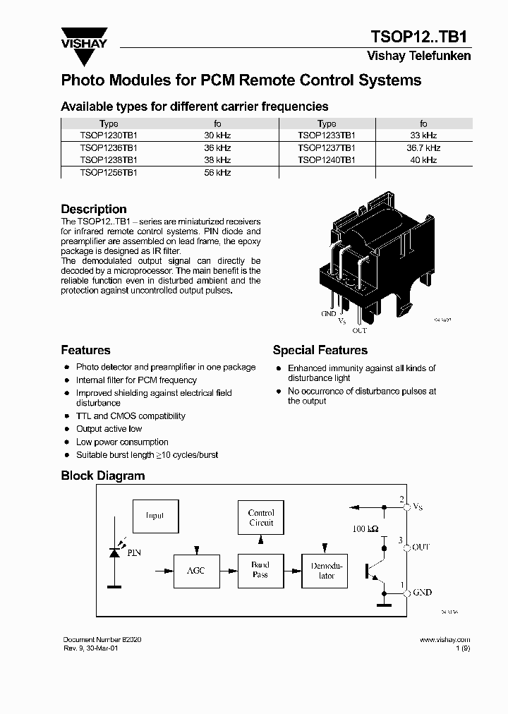 TSOP1256TB1_1329582.PDF Datasheet