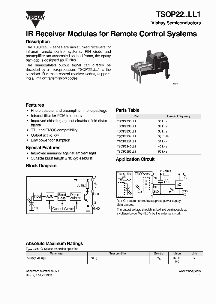 TSOP2236LL1_1069459.PDF Datasheet