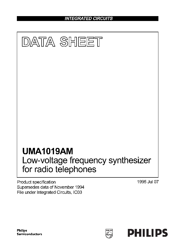 UMA1019AM_1042429.PDF Datasheet