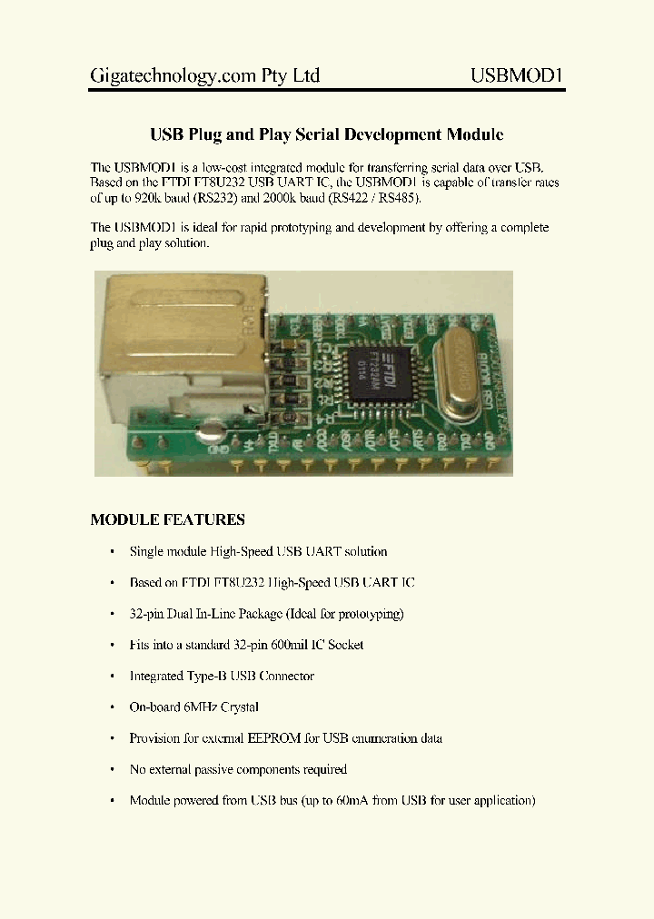 USBMOD1_1105652.PDF Datasheet
