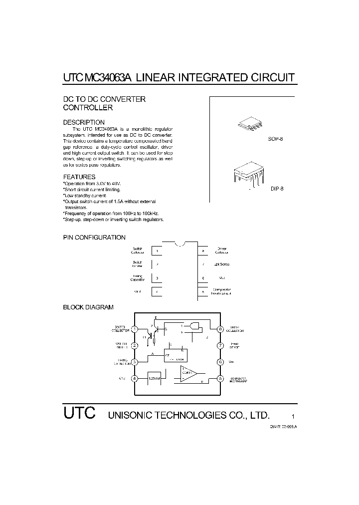 UTCMC34063A_1333127.PDF Datasheet