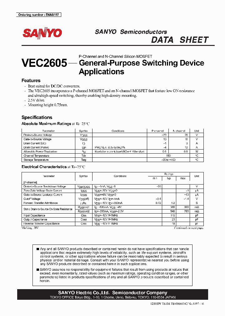 VEC2605_1334309.PDF Datasheet