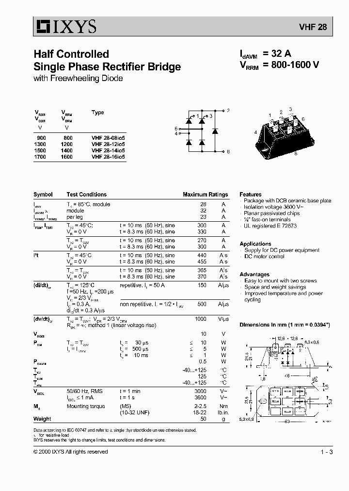 VHF28-16IO5_1334407.PDF Datasheet