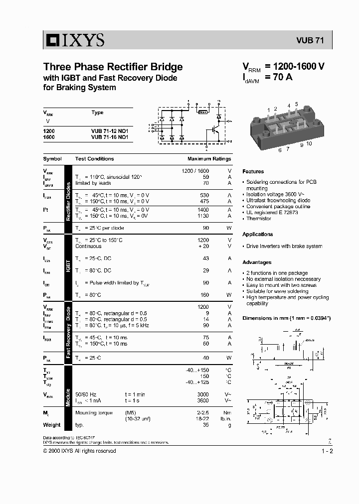 VUB71_1335253.PDF Datasheet