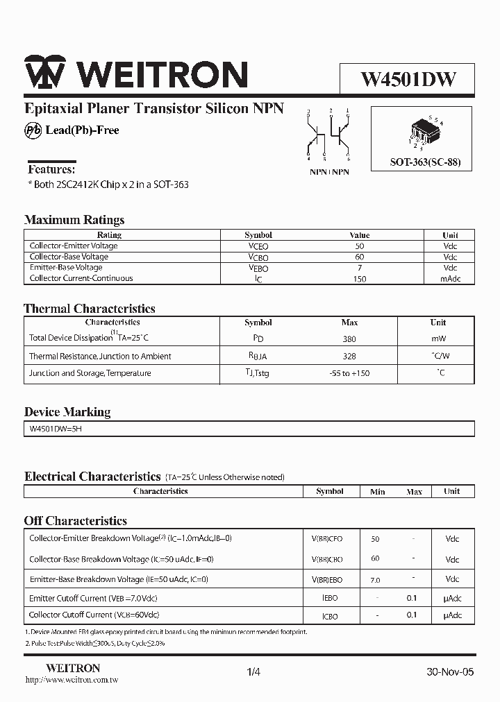 W4501DW_1335593.PDF Datasheet