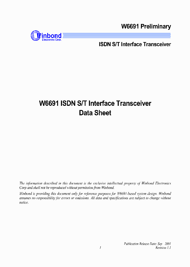 W6691CD_1113215.PDF Datasheet