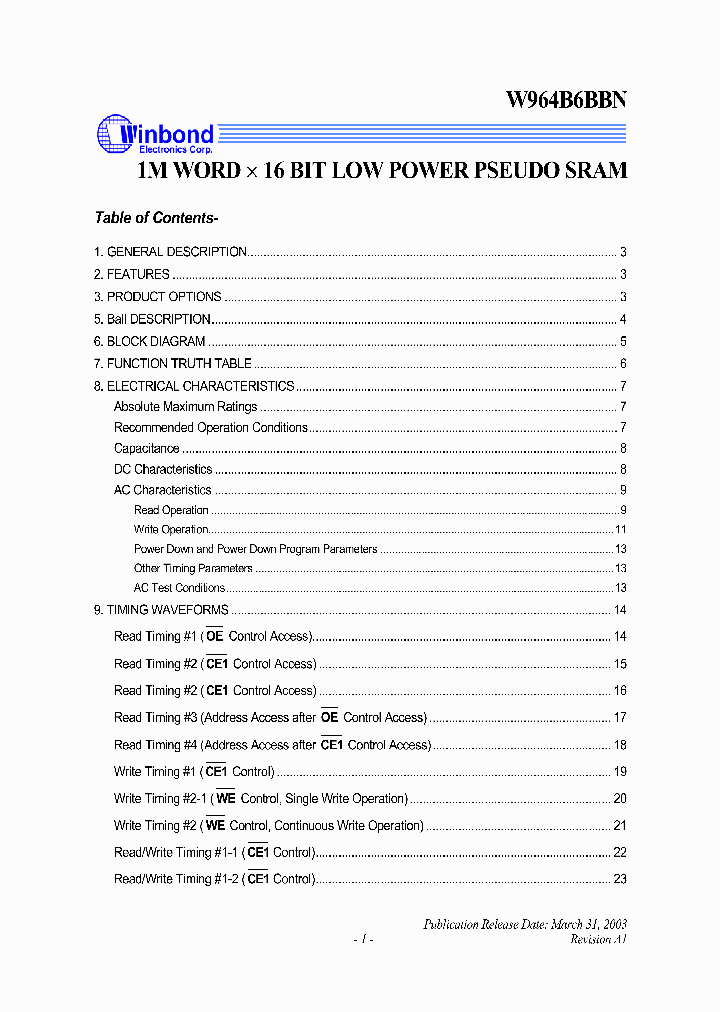 W964B6BBN80I_1335875.PDF Datasheet