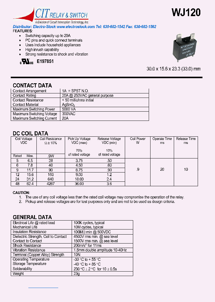 WJ1201AS9VDC_1336141.PDF Datasheet