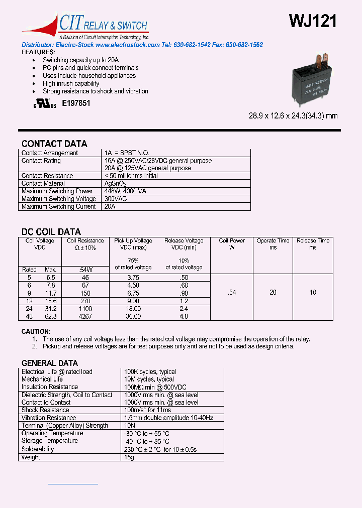 WJ1211AS9VDC_1336142.PDF Datasheet