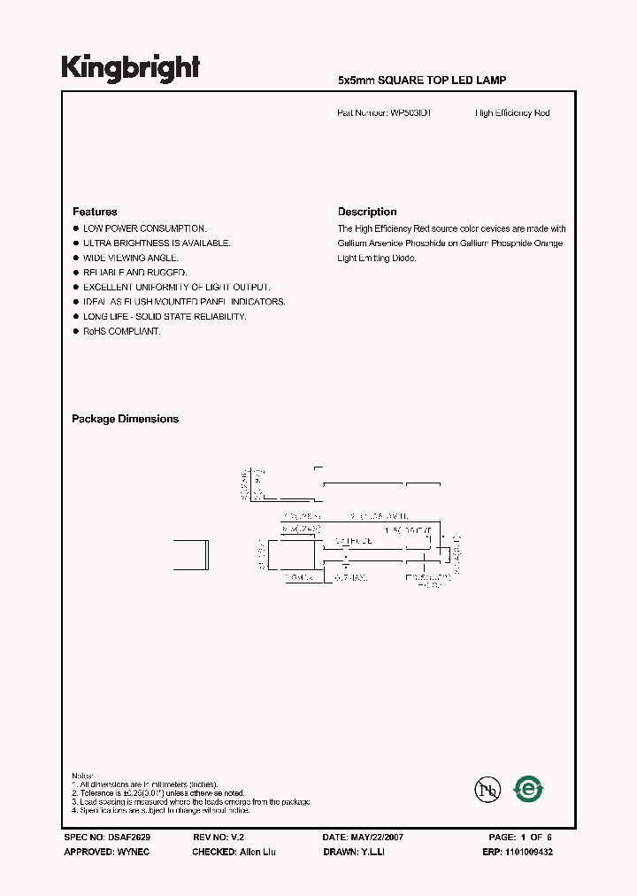 WP503IDT_1090173.PDF Datasheet