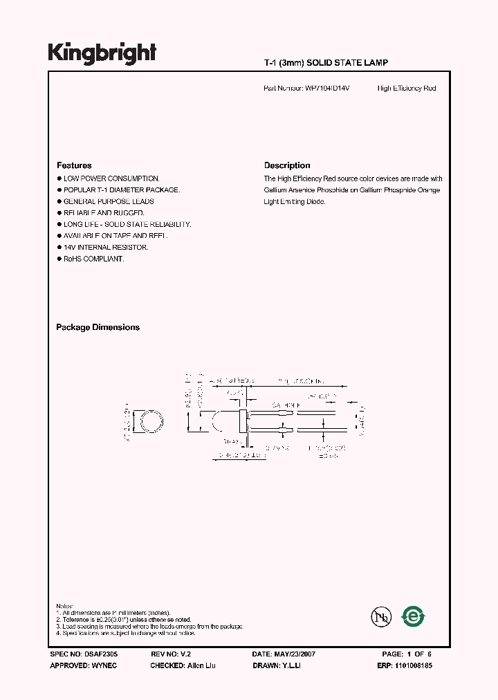 WP7104ID14V_1336621.PDF Datasheet