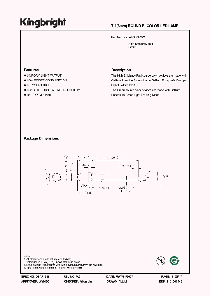 WP937EGW_1336810.PDF Datasheet Download
