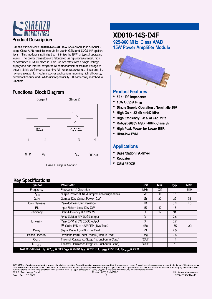 XD010-14S-D4F_1337745.PDF Datasheet