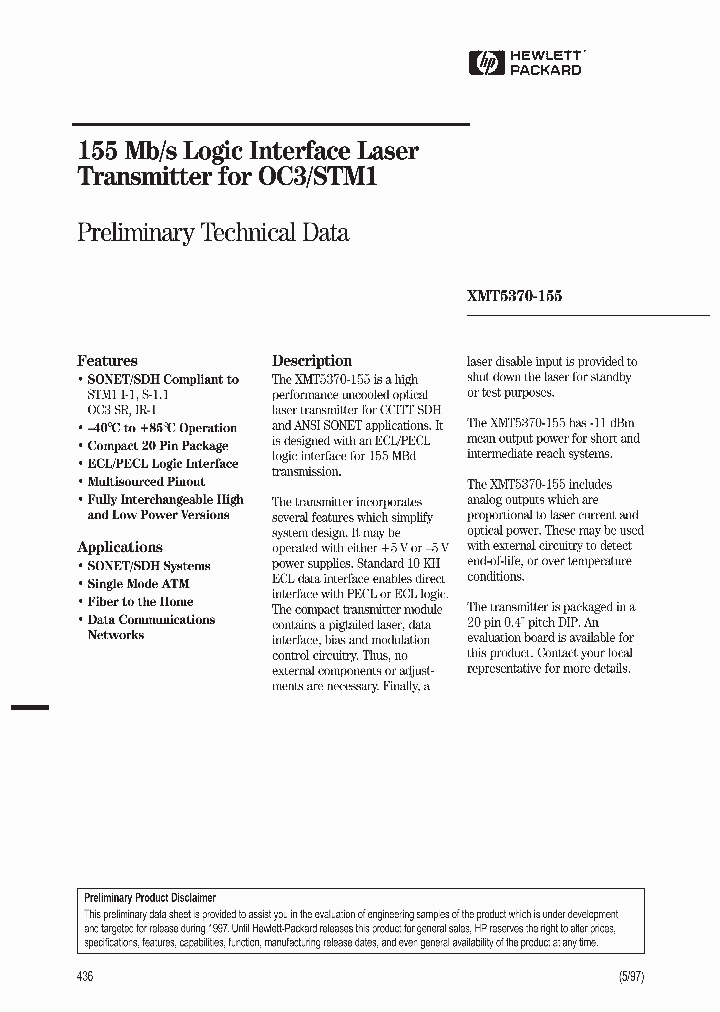 XMT5370B-155-ST_1337863.PDF Datasheet
