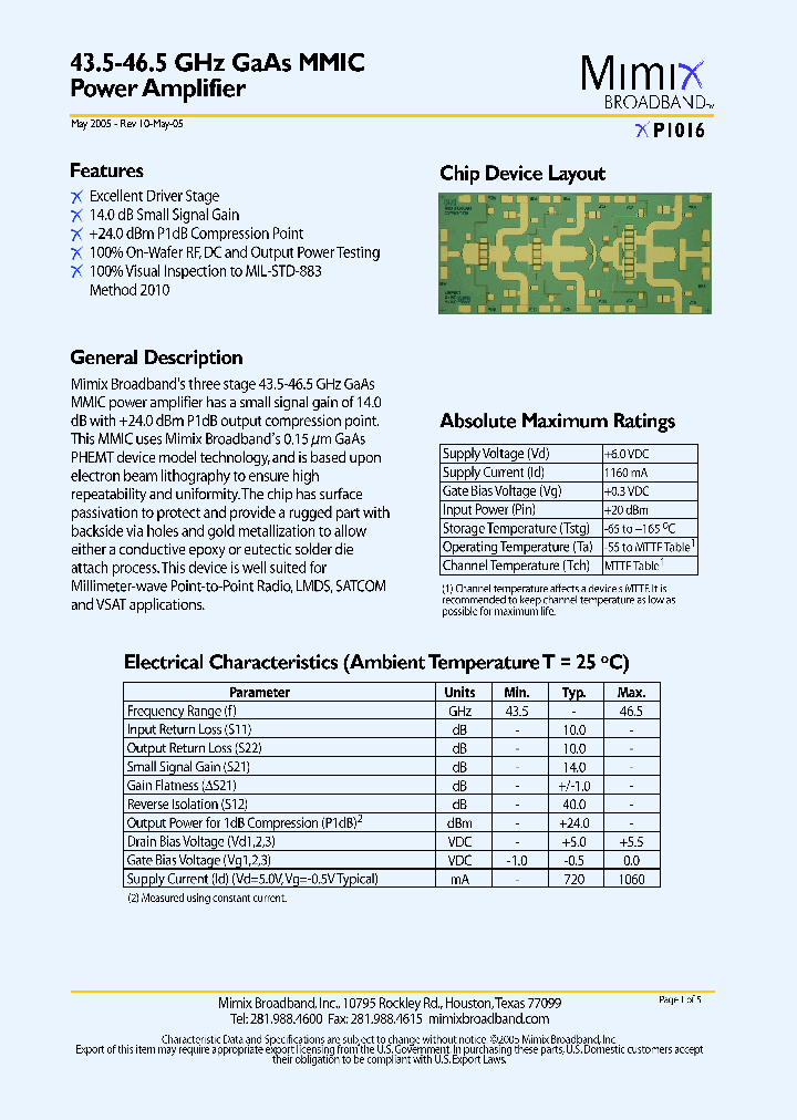 XP1016_1338004.PDF Datasheet