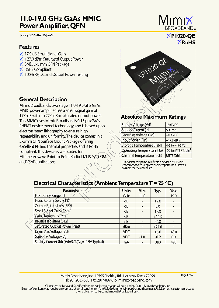 XP1020-QE-0N00_1116684.PDF Datasheet