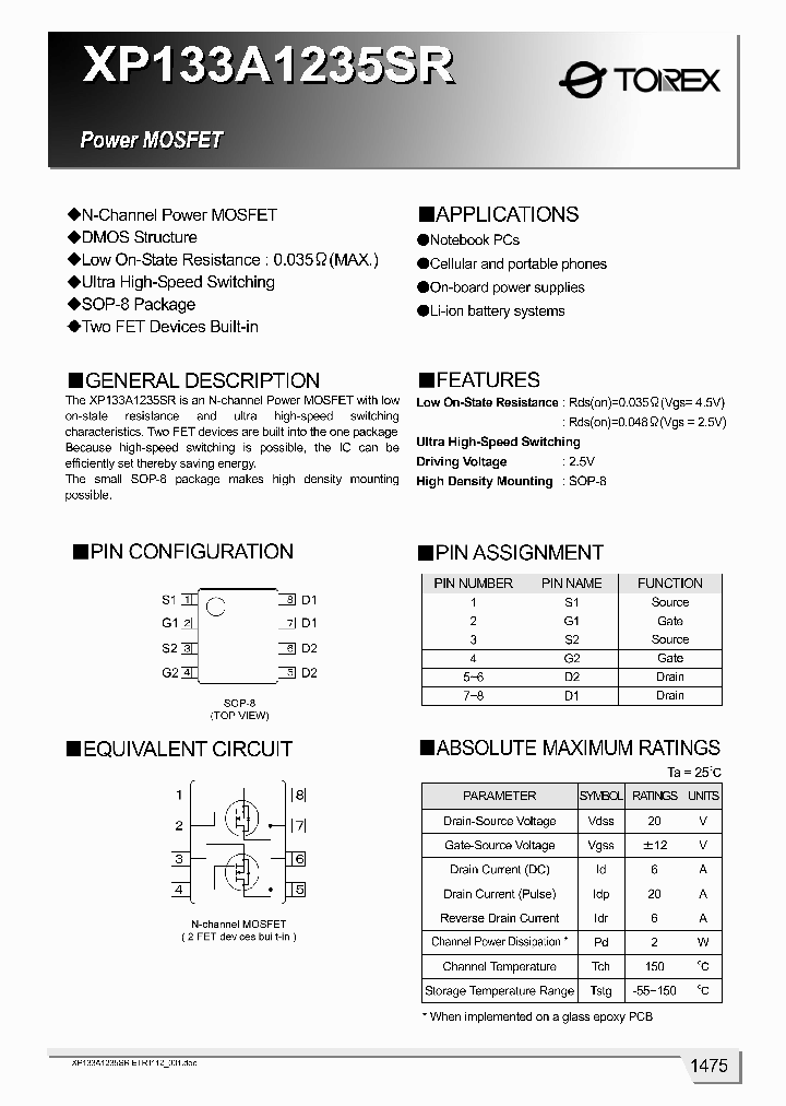 XP133A1235SR_1338043.PDF Datasheet