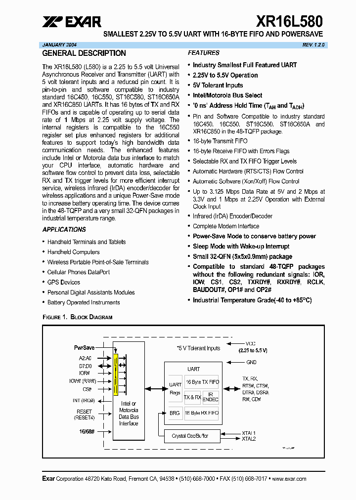 XR16L580IM_1338177.PDF Datasheet