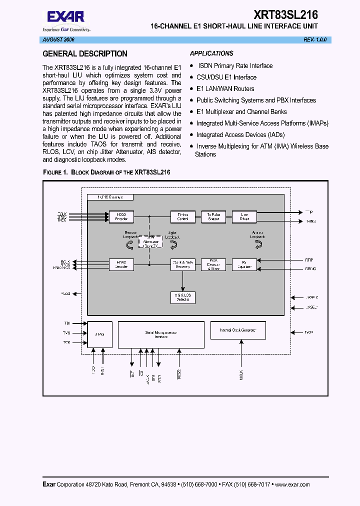 XRT83SL21606_1177719.PDF Datasheet