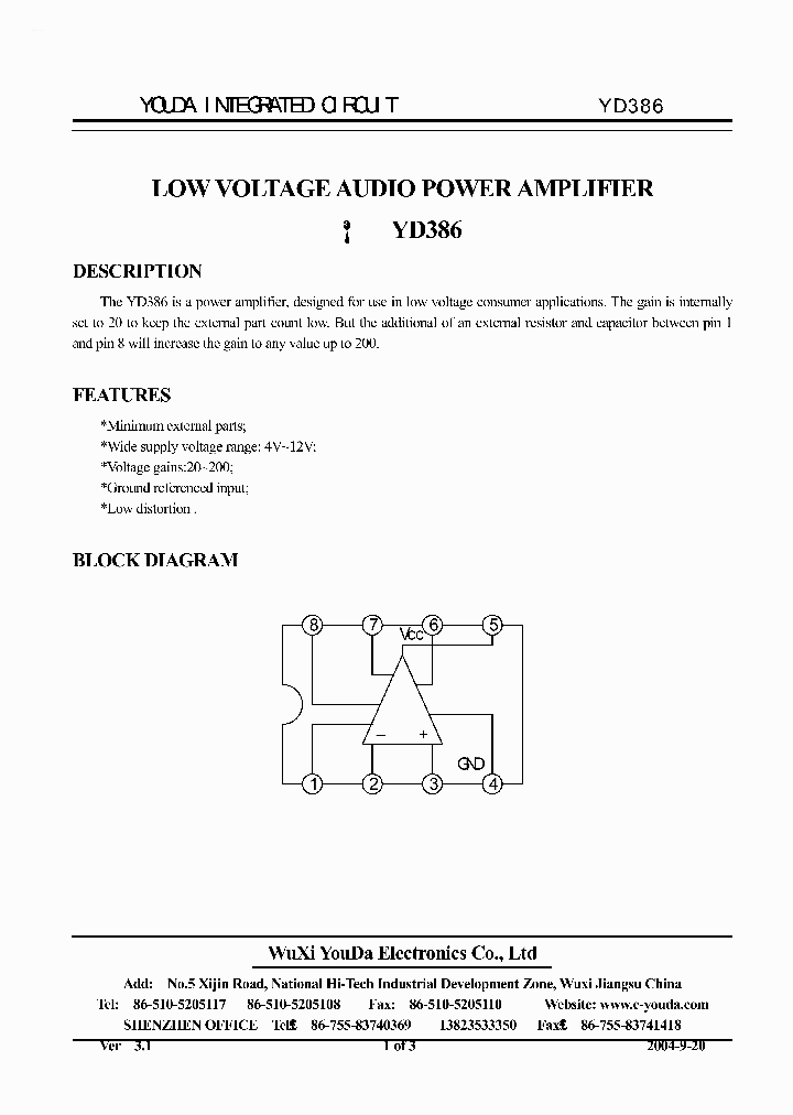 YD386_1338607.PDF Datasheet