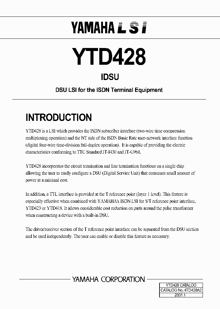 YTD428_820110.PDF Datasheet