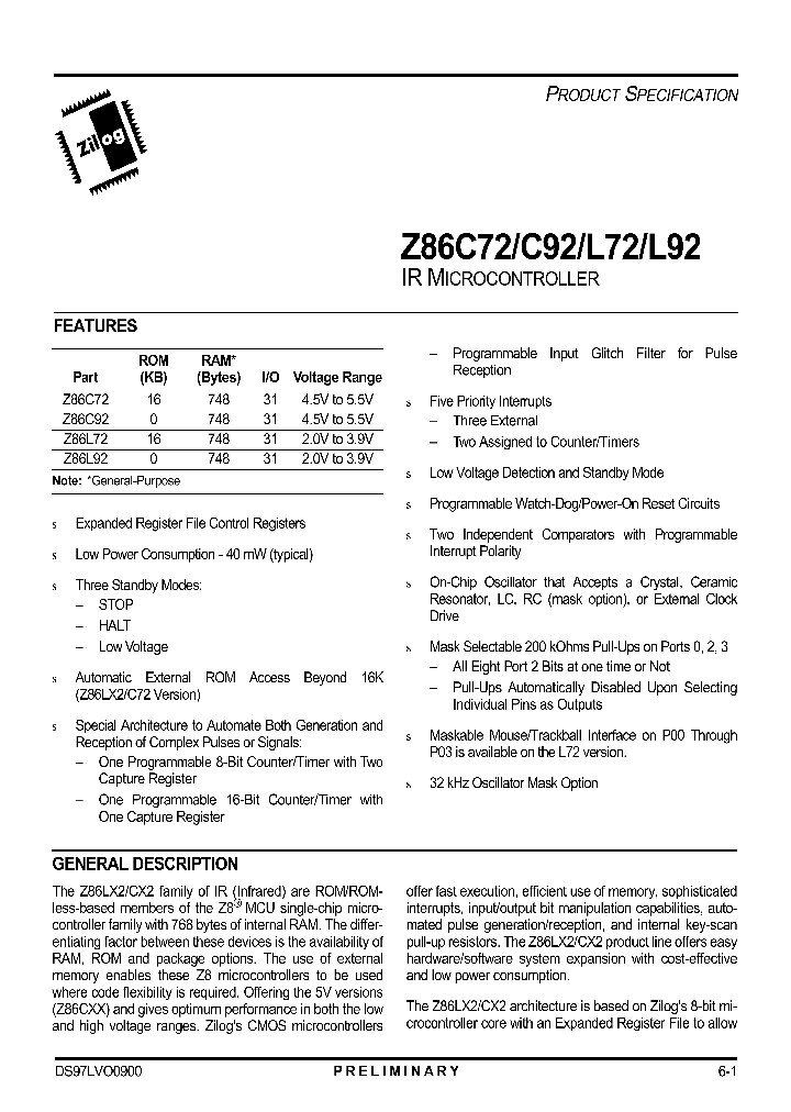 Z86L9208VSC_1338897.PDF Datasheet