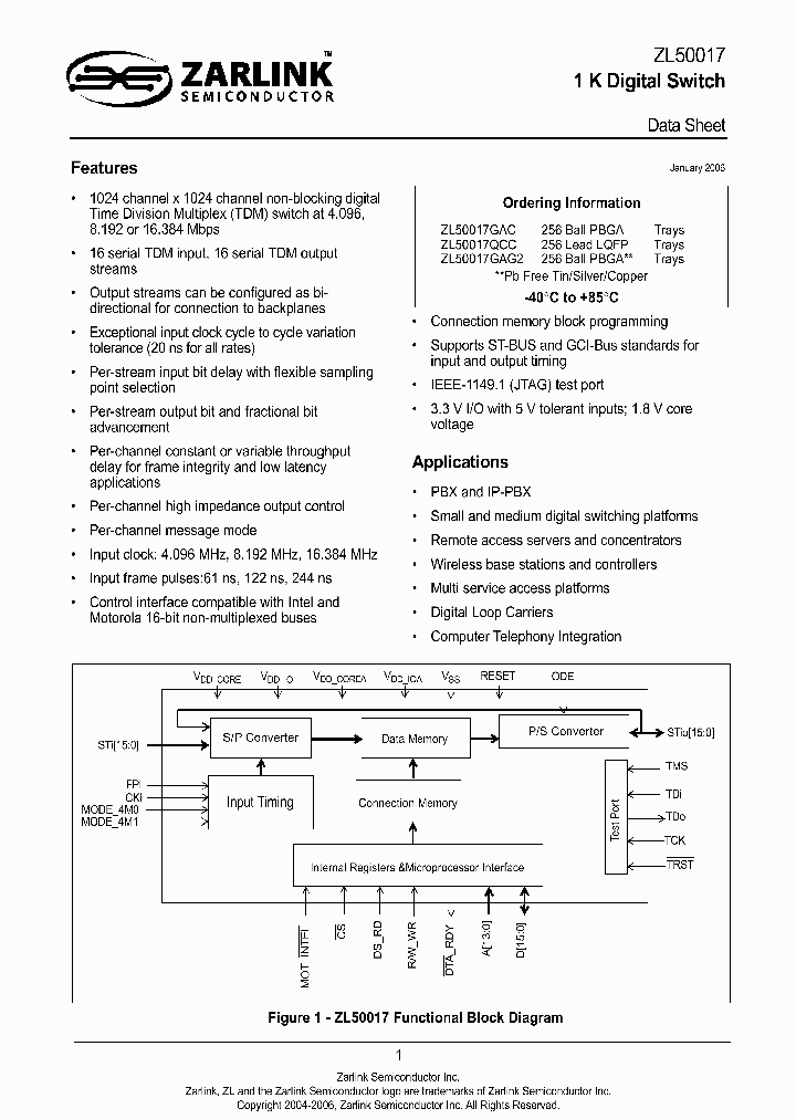 ZL50017QCC_1107912.PDF Datasheet